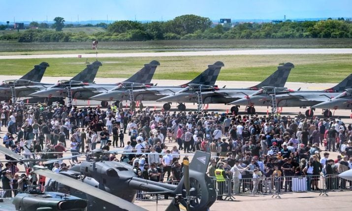 Croatia displays air power to public and full Rafale squadron for first time