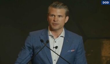 U.S. Defense Secretary Pete Hegseth visited MacDill Air Force Base Tuesday for Special Operations Forces week. (Dept. of Defense)