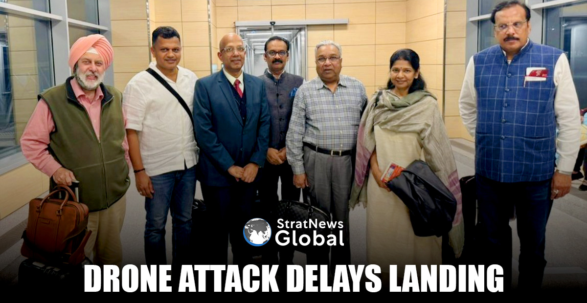Moscow Drone Attack Delays Indian MP Delegation’s Landing