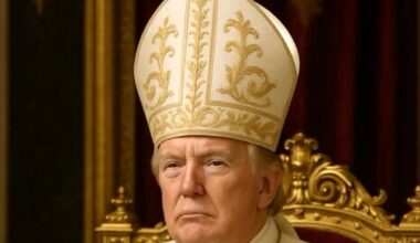 Trump posts image of himself as pope on Truth Social. Critics erupt