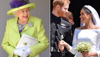 Queen Elizabeth’s Iconic Quip At Harry & Meghan’s Wedding Leaves Internet In Splits