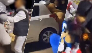 Mannen stelen al lachend knuffels gedenkplek Jeffrey en Emma, familie vindt video ‘afschuwelijk’