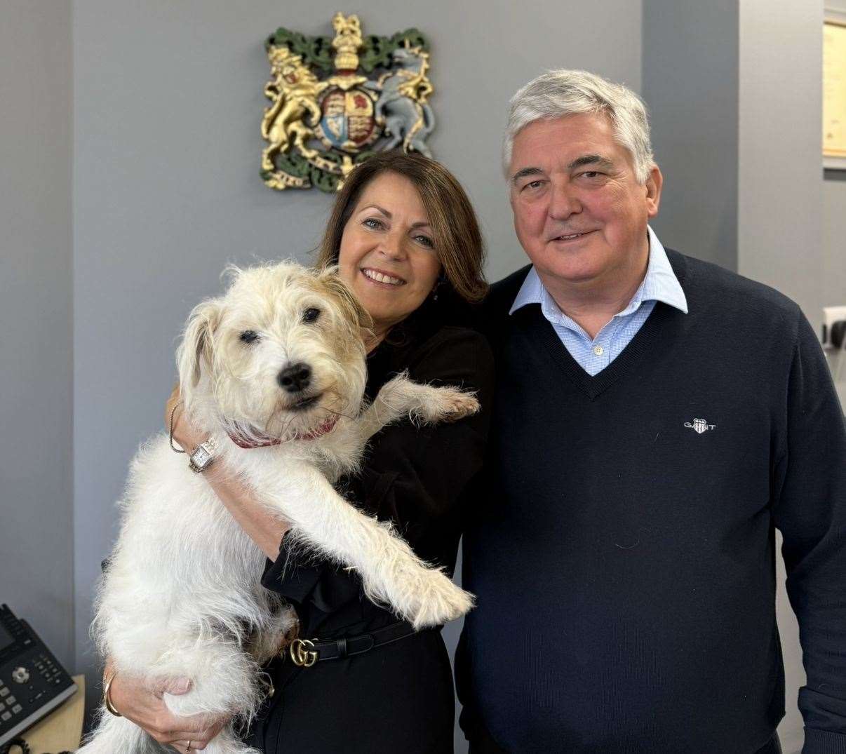 Robert and Gill celebrating 40 years of marriage and 25 years of building a successful business