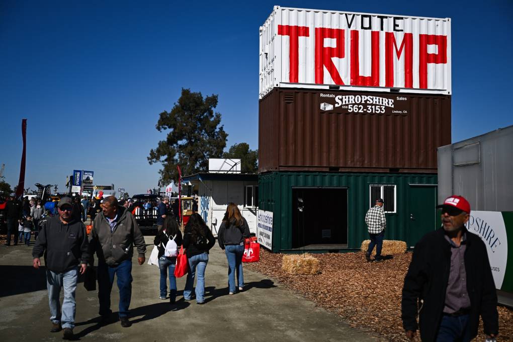 California Farmers, Hit Hard by Trump’s Trade War, Haven’t Turned Against Him Yet