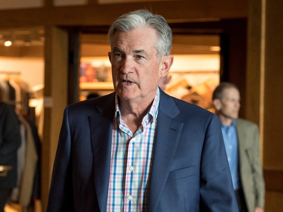 Federal Reserve Chair Powell is speaking on Sunday
