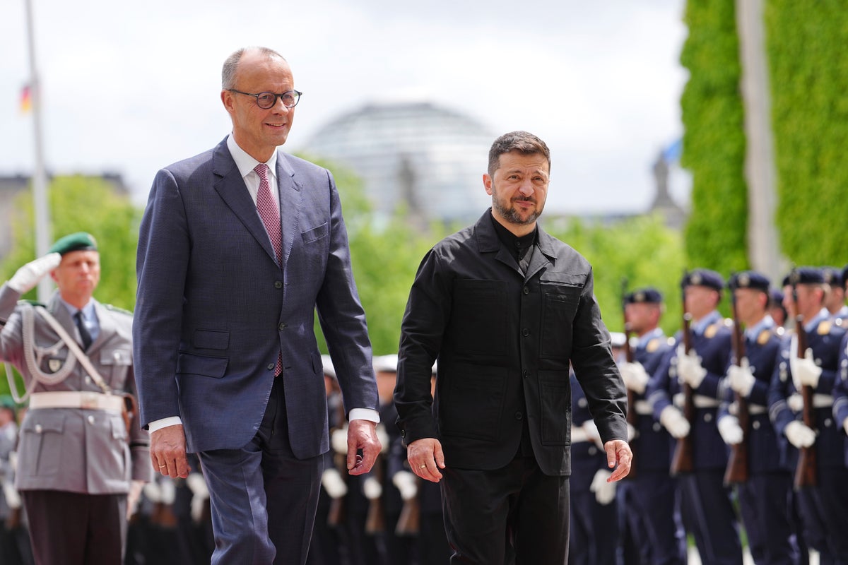 Ukraine-Russia war latest: Zelensky meets Merz and warns 50,000 Russian troops gathering near Sumy