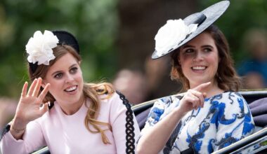 Princess Eugenie and Princess Beatrice Match in Flower Power Looks