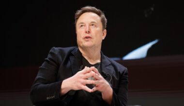 Chief Technology Officer of X Elon Musk speaks onstage during the "Exploring the New Frontiers of Innovation: Mark Read in Conversation with Elon Musk"