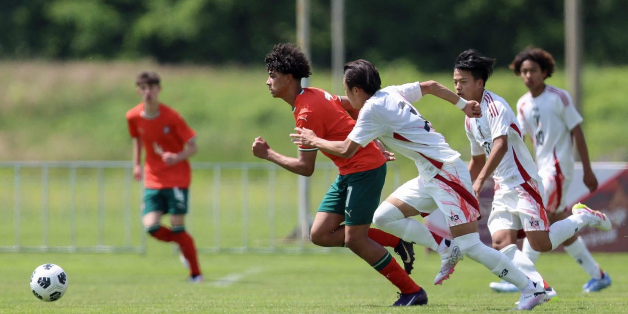 Watching Cristiano Ronaldo Jr play for Portugal: A familiar number, CR7 boots and a languid style