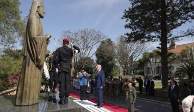cover Cyprus welcomes Greek president in first overseas visit