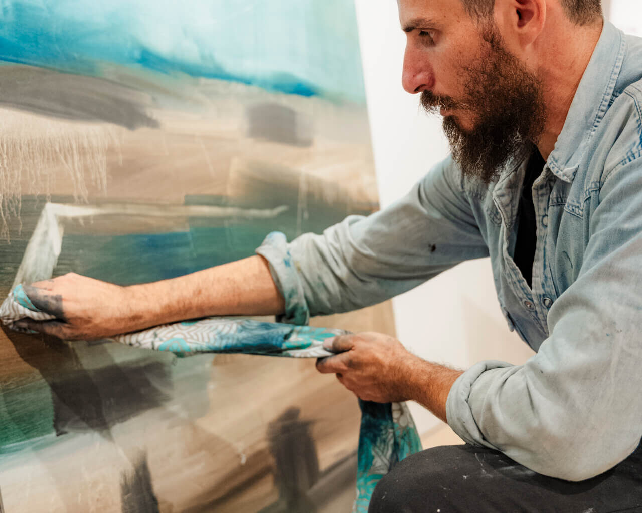 How the war changed Sam Griffin's life — and also his painting – The Forward