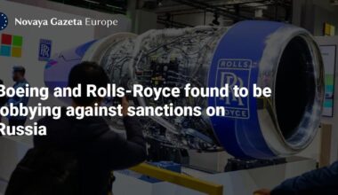 Boeing and Rolls-Royce found to be lobbying against sanctions on Russia