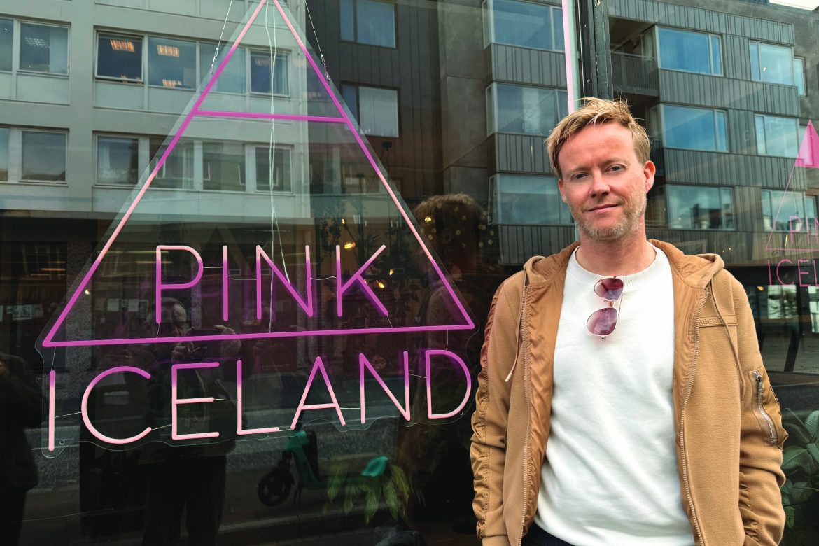 Hannes Sasi Pálsson,Co-Founder of Pink Iceland (Photo by DepartureLevel.com)