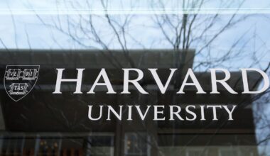 trump The Harvard University logo is displayed on a building at the school, Tuesday, April 15, 2025, in Cambridge, Massachusetts (AP Photo/Charles Krupa)