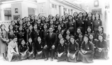 Himeyuri students before mobilization