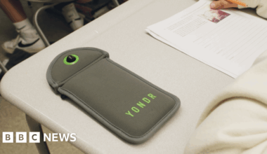 Pupils at two Edinburgh schools will have to lock up their mobiles