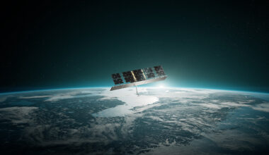 An Iceye satellite in orbit. Photo: Iceye
