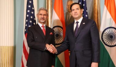 External Affairs Minister S Jaishankar spoke with US Secretary of State Marco Rubio on Saturday morning