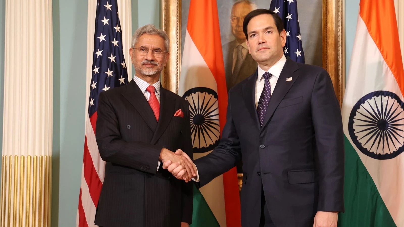 External Affairs Minister S Jaishankar spoke with US Secretary of State Marco Rubio on Saturday morning
