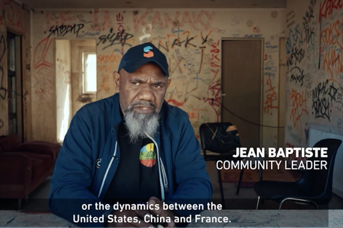 Kanak community leader Jean Baptiste