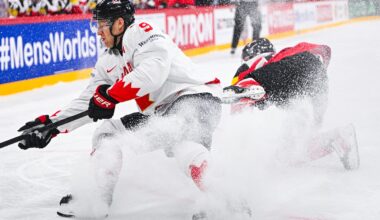 MacKinnon has two goals, assist as Canada beats Austria 5-1 at hockey worlds
