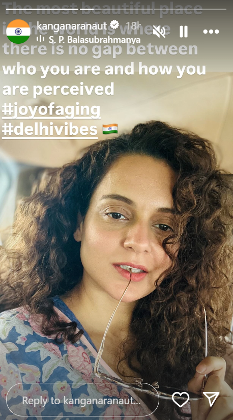 Kangana Ranaut celebrates ageing.