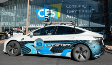 Leddartech car parked