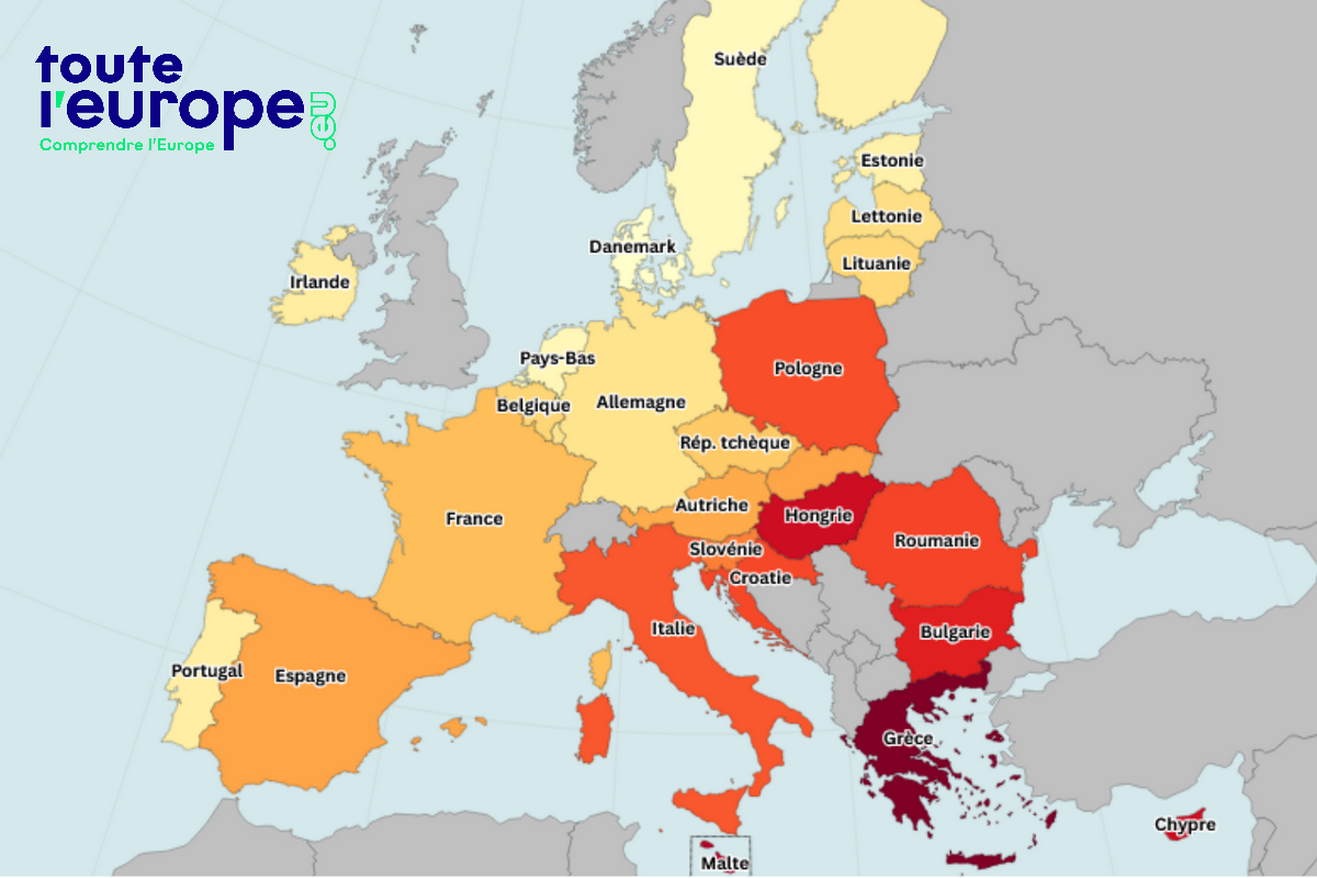 [Carte] La liberté de la presse en Europe