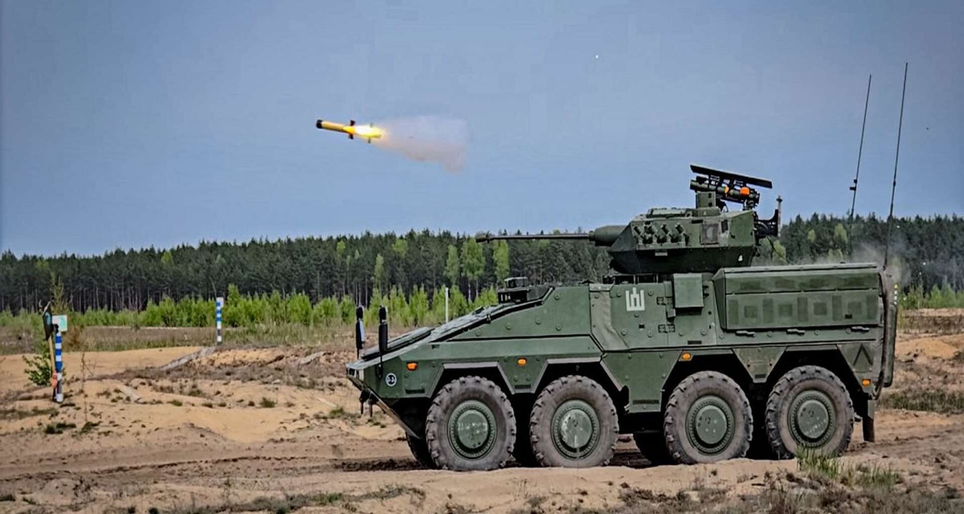 Lithuania Boosts Anti-Tank Power with Live-Fire Test of Spike Missile from Vilkas Combat Vehicle