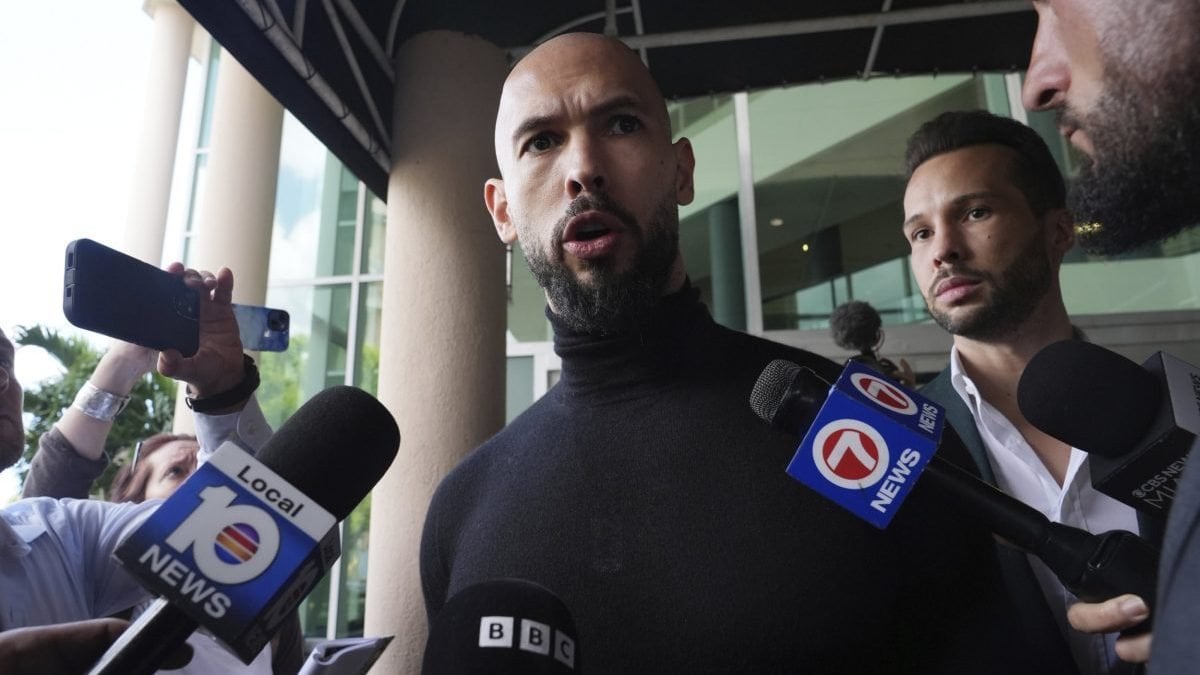 Andrew and Tristan Tate issued with 21 charges in the UK including rape