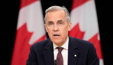 Canadian Prime Minister Mark Carney will visit Trump at the White House on Tuesday