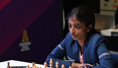 Women’s Grand Prix: Vaishali wins second-round match in Austria