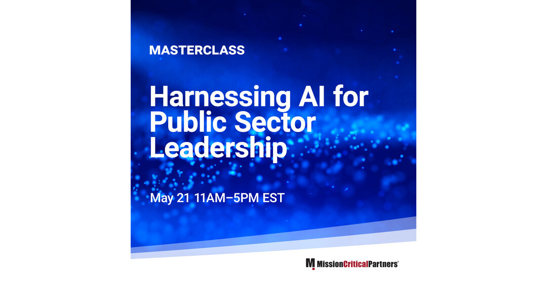 Mission Critical Partners to Host Masterclass on Applying Artificial Intelligence in the Public Sector