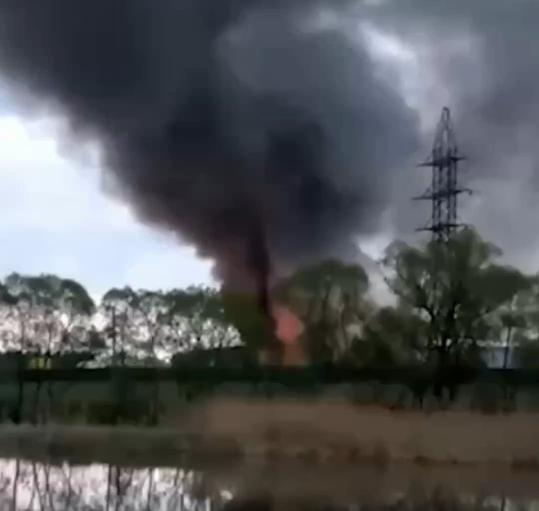Explosions and a fire broke out in the Moscow region: an industrial zone in Podolsk was burning