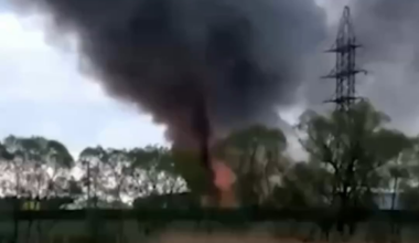 Explosions and a fire broke out in the Moscow region: an industrial zone in Podolsk was burning