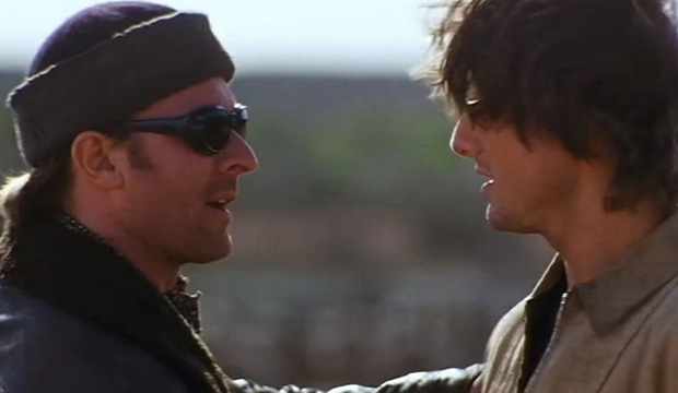 John Polson and Tom Cruise in Mission: Impossible II