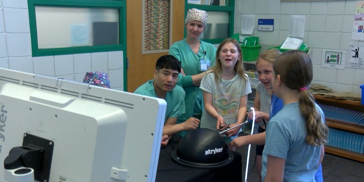 Kasson-Mantorville fourth graders gets hands on learning from health science professionals