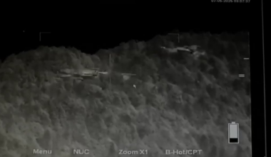 Pakistani firing ATGM at Indian positions today.
