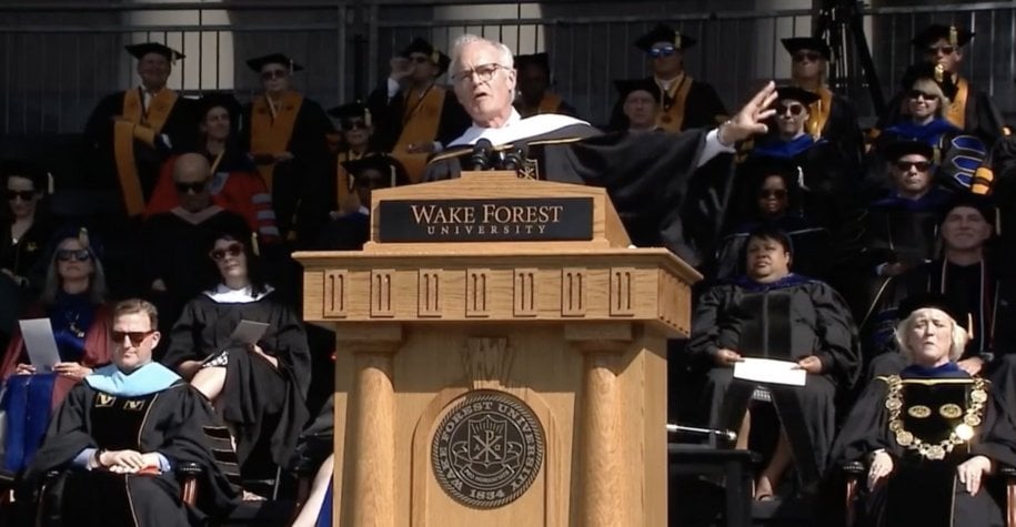 Scott Pelley's anti-MAGA commencement speech drives Trump fans to new levels of bile
