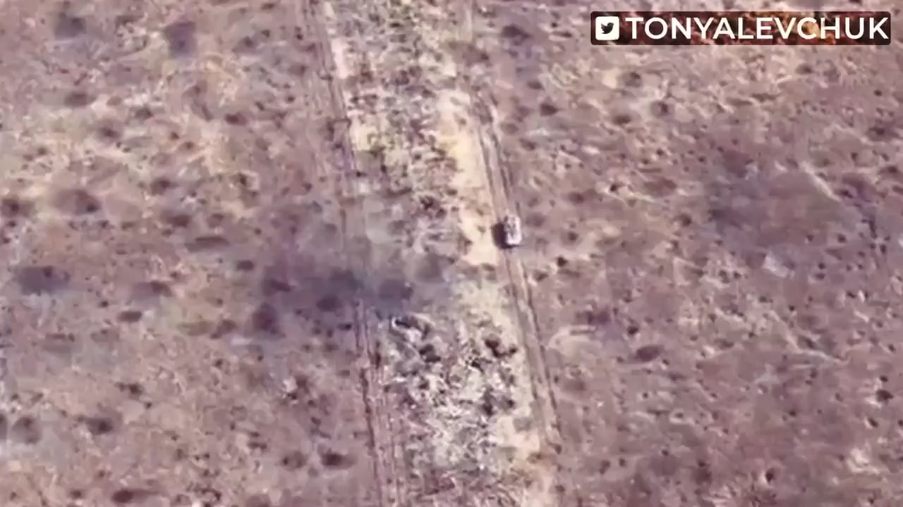 Russian MT-LB blows up on a mine, Ukrainian soldiers come out of their trench and finish them with small arms fire. Avdiivka. Oct 2023
