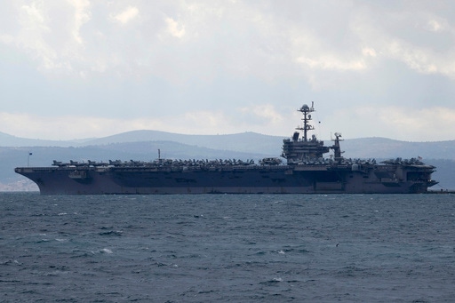Hegseth keeps 2 aircraft carriers in Middle East for another week for battle with Yemen's Houthis