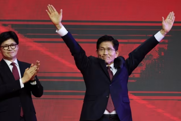 South Korea's ruling party elects Kim Moon-soo
