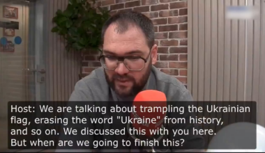 They call people 'the enemy' simply because Ukrainians want to live on their own land and speak Ukrainian.