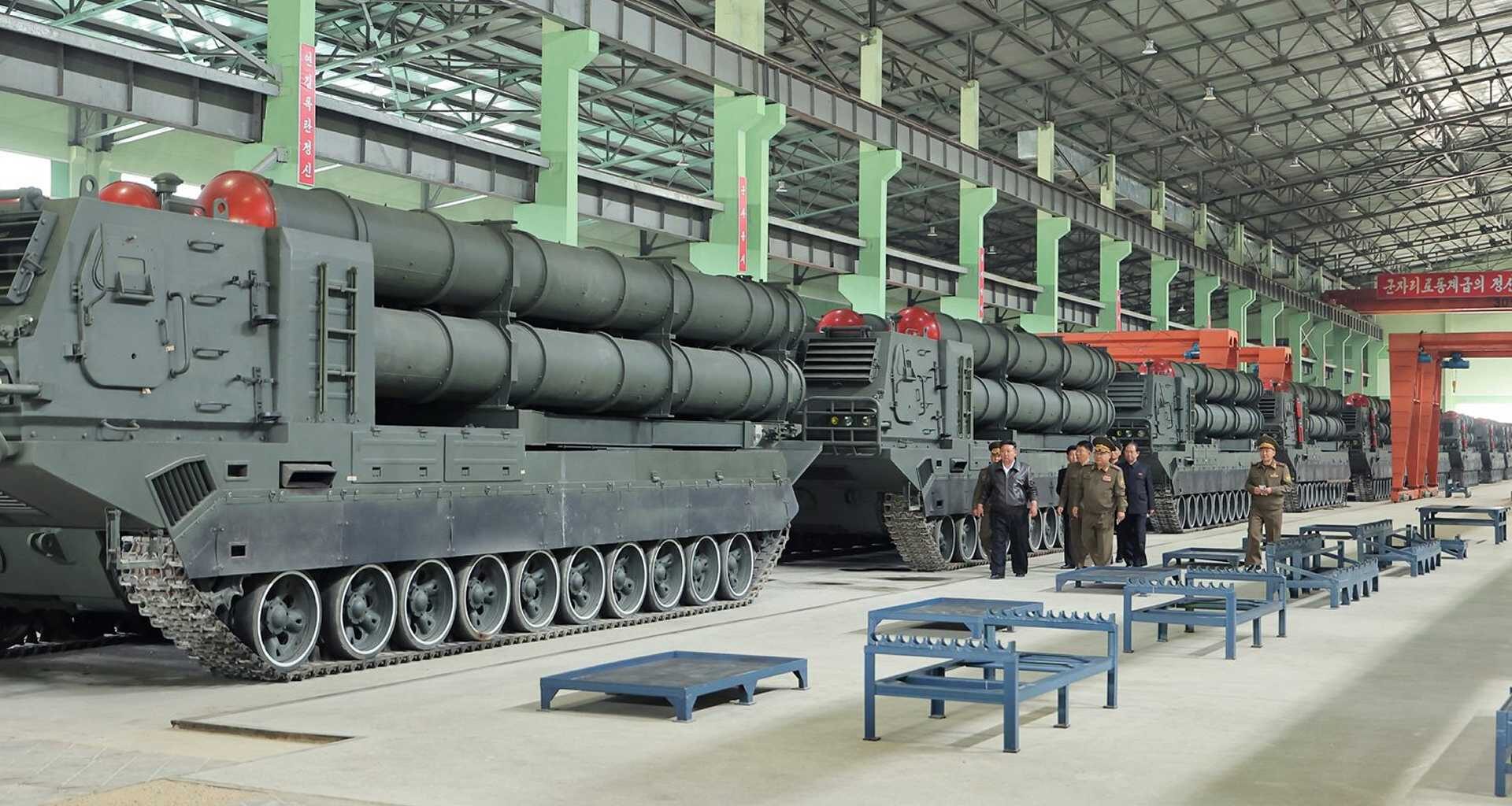 North Korea Launches Mass Production of World's Most Powerful 600mm Rocket Launcher KN-25