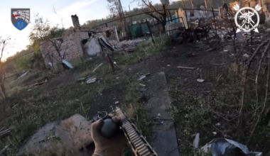 Ukrainian 8th Special Purpose Regiment cleared a Russian infantry position in the Donetsk region. 2024 [Published 02.05.2025]