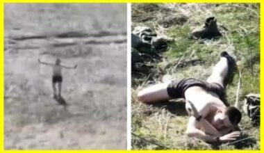He wanted to live and surrendered in his underwear. A Russian man fulfilled all the commands of the drone operator, who pointed the way to Ukrainian positions