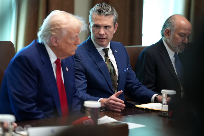 Hegseth and Trump