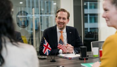 Oliver Christian is the UK’s new trade rep in Philly