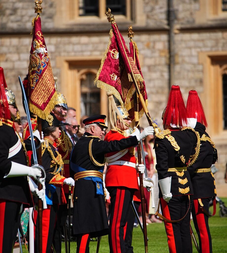 The Presentation of New Standards took place. (Royal Family)