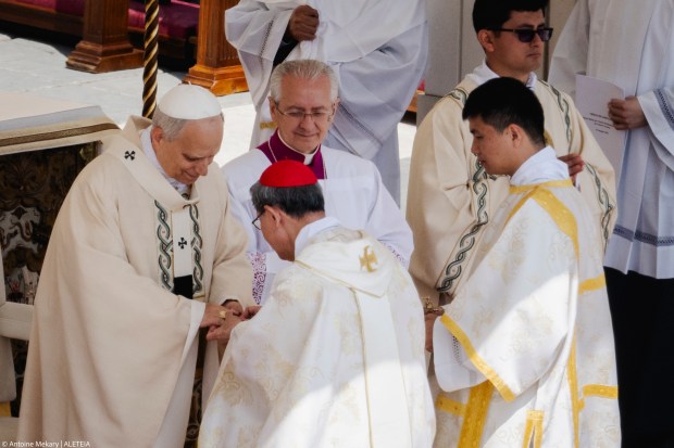 Leo XIV gives his cardinal church to Cardinal Tagle